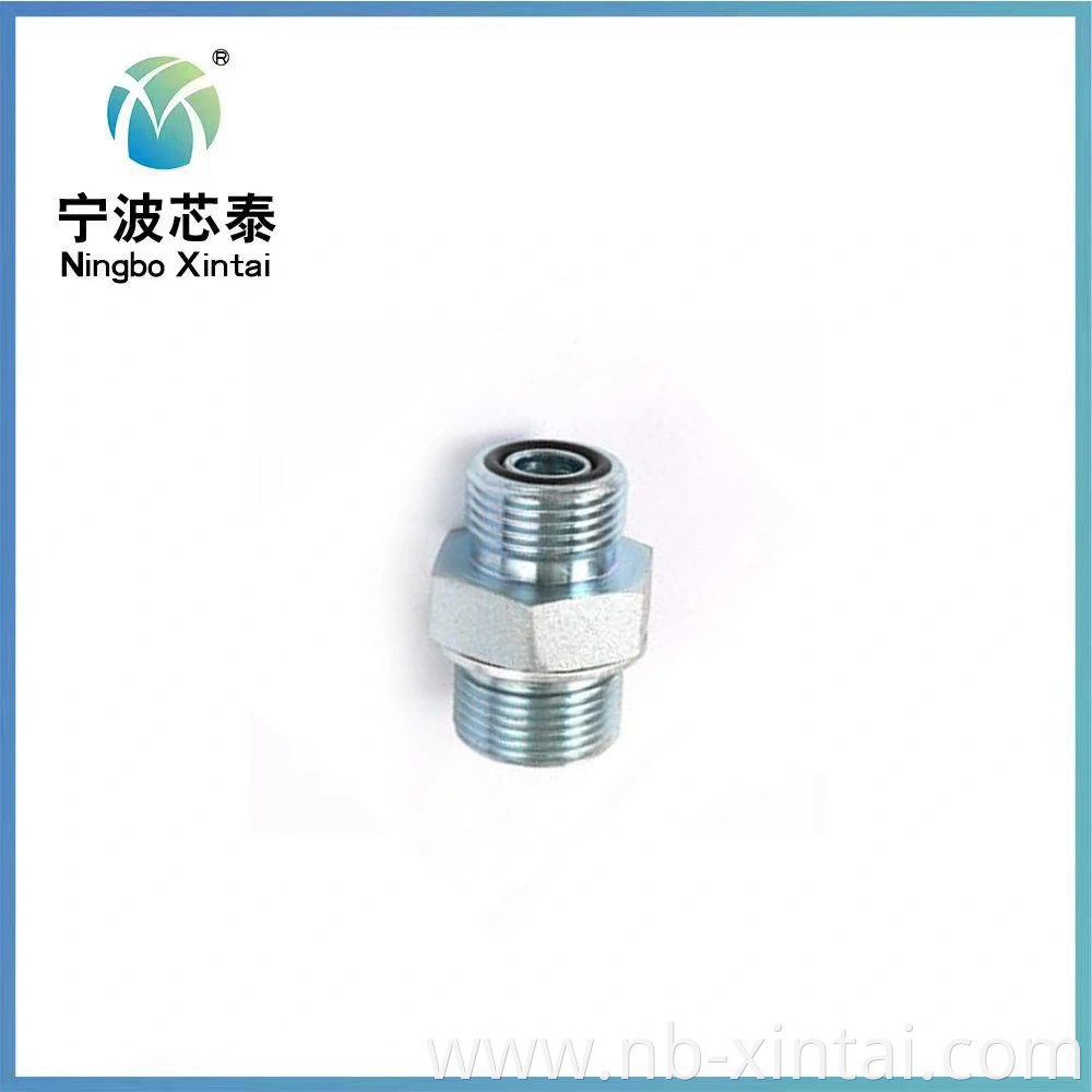 China OEM ODM Supplier 1fh Fittings Reusable Ends Male Orfs on Flatface Cummins Hydraulic Pump Adapter